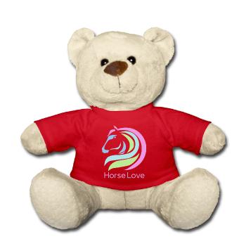 Horse - Teddy Bear - red - Front