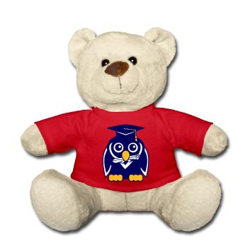 Penguin Graduation Abitur College School Certificate - Nounours - rouge - Devant
