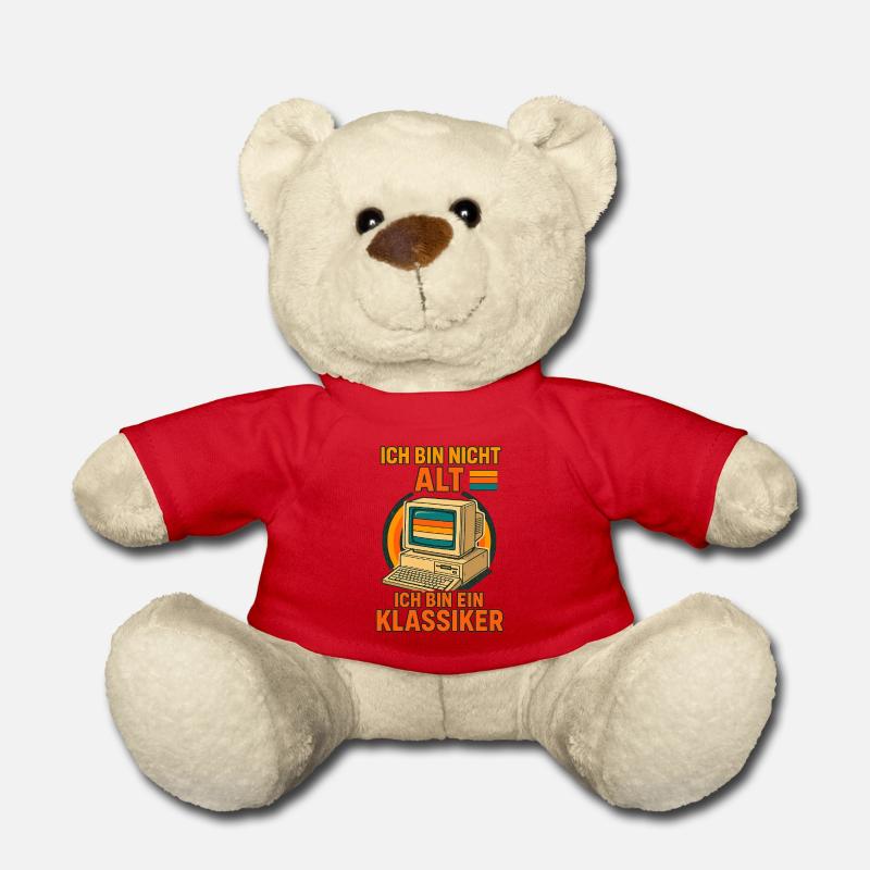 Retro Computer Klassiker - Teddy - Rot