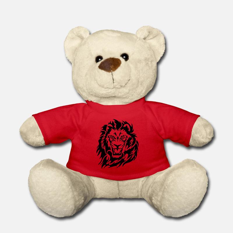 Angry Lion - Teddy - Rot