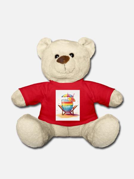 Regenbogen-Cocktail - Teddy - Rot