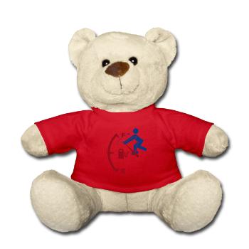 "Fuel loaded" - Teddy Bear - red - Front
