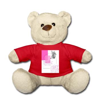 Geometrische Rosen - Rosa - Teddy - Rot - Vorne