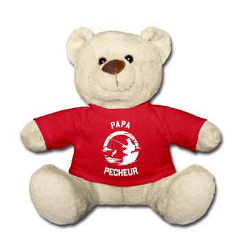 papa pécheur - Nounours - rouge - Devant