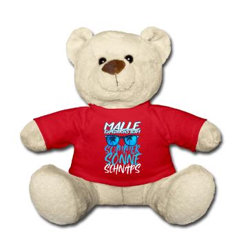 Malle Expeditions Team: Sommer Sonne Schnaps - Teddy - Rot - Vorne