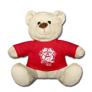Aimé par un chien pékinois Peke Chien Wilsigns - Nounours - rouge - Devant