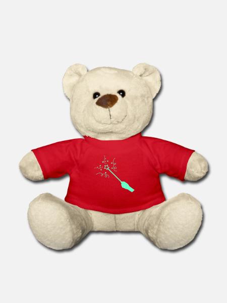 zauberstab - Teddy - Rot