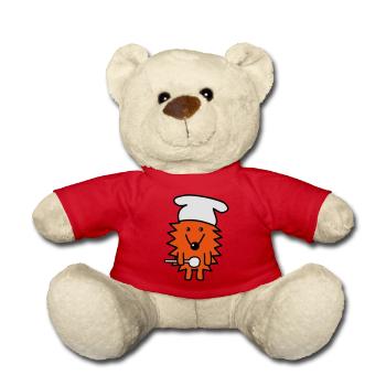 Koch-Igel - Teddy - Rot - Vorne