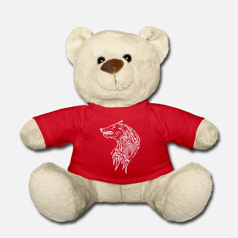 wolf - Teddy - Rot