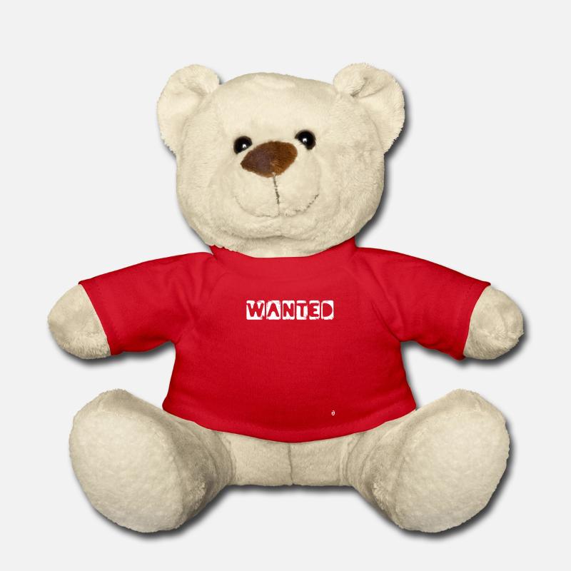 Wanted - Nounours - rouge