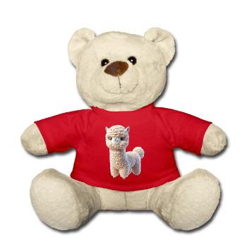 Alpaka 1 - Teddy - Rot - Vorne