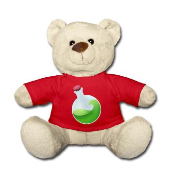 Green Potion - Teddy Bear - red - Front