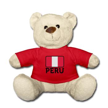 Nationalflagge von Peru - Teddy - Rot - Vorne