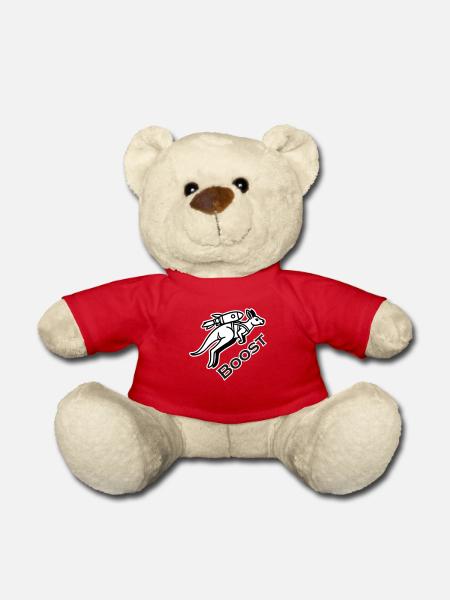 Kangourou avec jetpack - Boost Design - Nounours - rouge