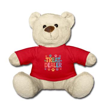 Treat DealerLustiges Hunde Design - Teddy - Rot - Vorne