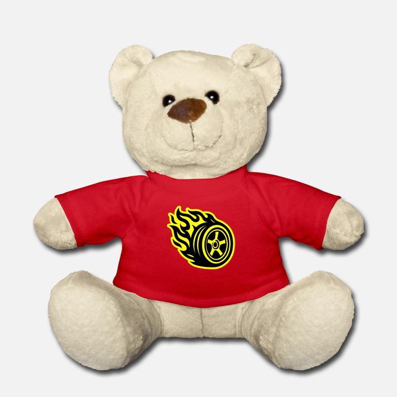Reifen Flamme Auto - Teddy - Rot