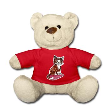 Kleine rotbraune Tigerkatze - Teddy - Rot - Vorne