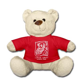 Sokrates-Witz für Philosophie-Fans - Teddy - Rot - Vorne