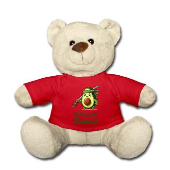 Avocat Samouraï Fruit - Nounours - rouge - Devant