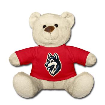 Husky in profile - Teddy Bear - red - Front