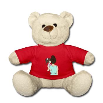 Forever Mom - Teddy Bear - red - Front