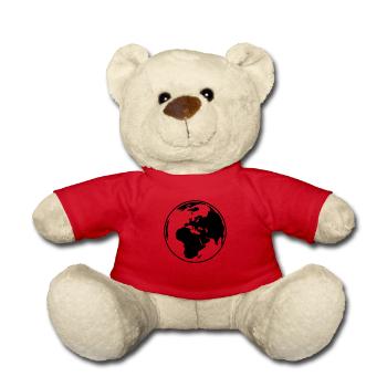Welt - Teddy - Rot - Vorne