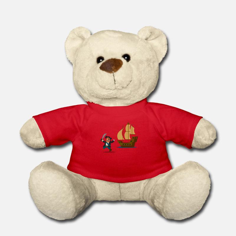 Le Pirate du Bounty - Nounours - rouge