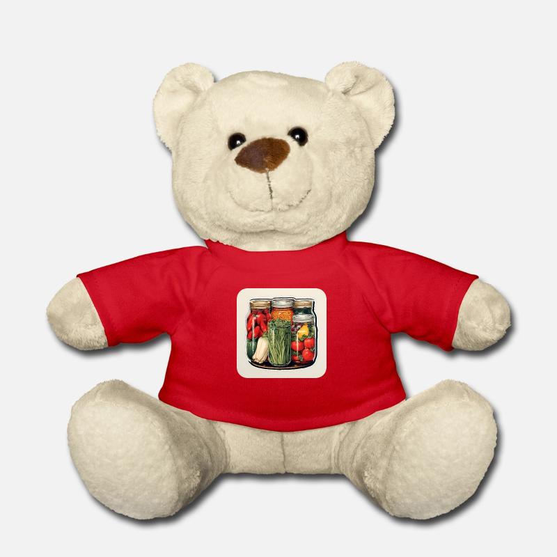 Einmachgläser Gemüse Herbst Harvest - Teddy - Rot