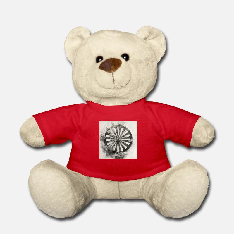 Jeu de fléchettes Dartscheibe Winkingerschild - Nounours - rouge