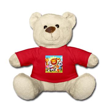 Tier Familie - Teddy - Rot - Vorne