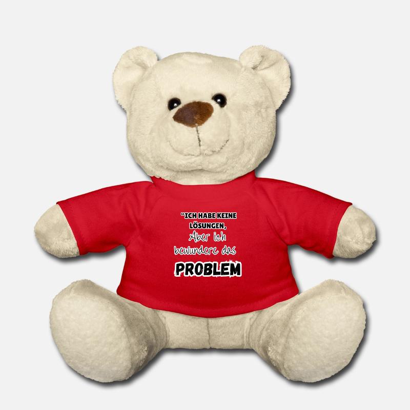 « Solution au problème » - Nounours - rouge