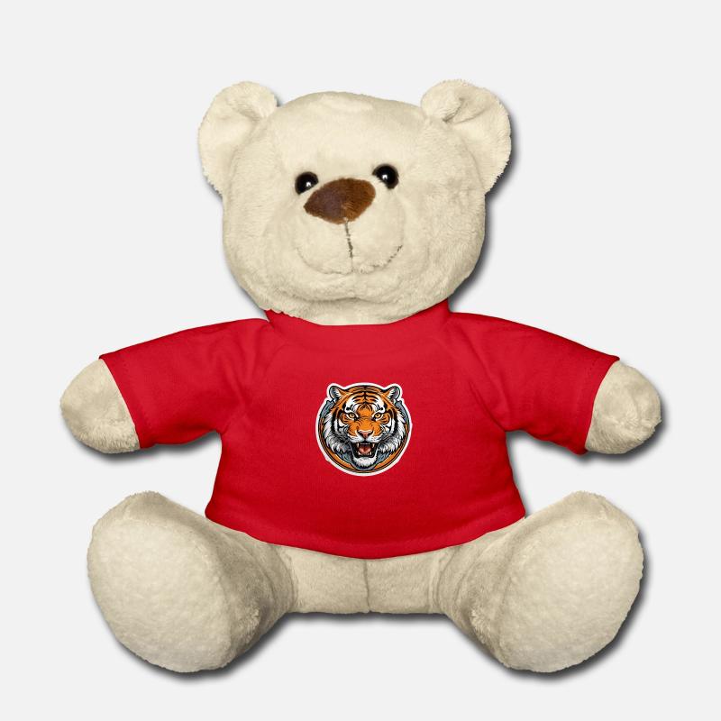 Dynamischer Tiger - Teddy - Rot