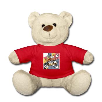 For insurance professionals who love coffee - Teddy Bear - red - Front