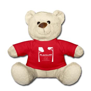 Slackline - l'art de l'équilibre - Nounours - rouge - Devant