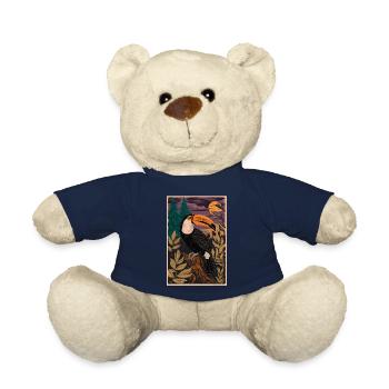 Mystischer Tukan im Mondschein - Teddy - French Navy - Vorne