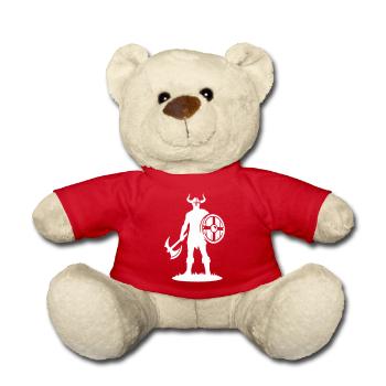wikinger warrior - Teddy - Rot - Vorne