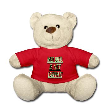 Mei Bier is net deppat ! - Nounours - rouge - Devant
