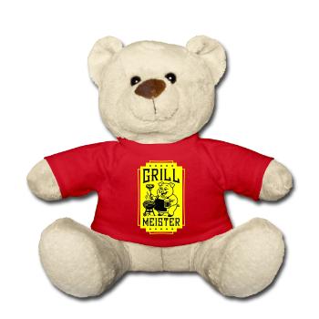 Grillmeister Ferkel Grillen - Teddy - Rot - Vorne