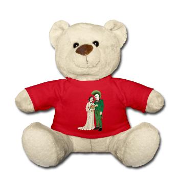 PUNKS WEDDING - steam punk'n'roll - Teddy Bear - red - Front