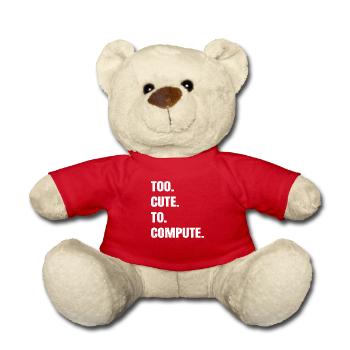 sayings jokes present hacker fans analyst bday - Teddy - Rot - Vorne