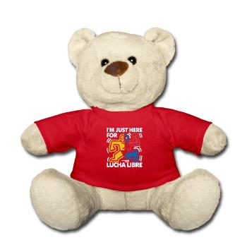 Action and wrestling look - Teddy Bear - red - Front