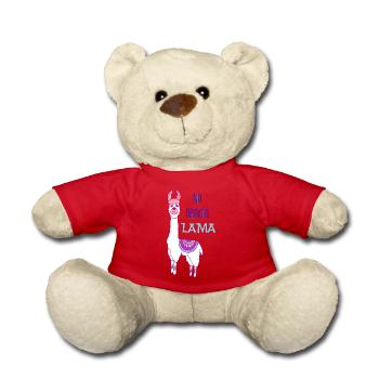No drama lama - Teddy Bear - red - Front