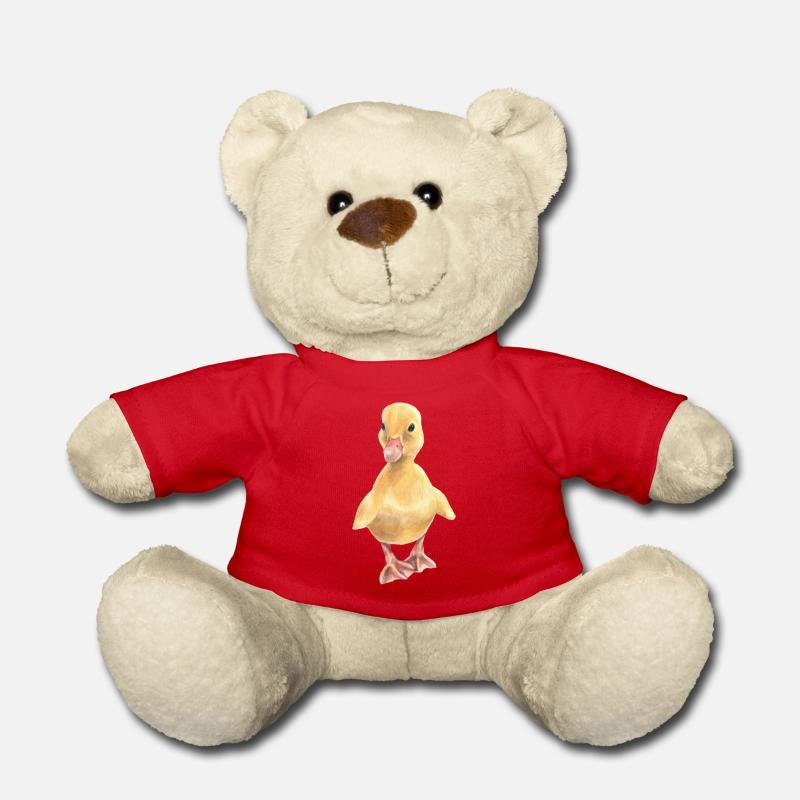 Poussin - Nounours - rouge