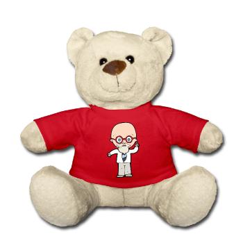 Professor Botanical - Icon - Teddy Bear - red - Front