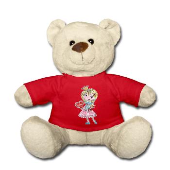 Little Princess - Teddy Bear - red - Front