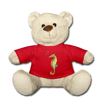 Seepferdchen - Teddy - Rot - Vorne