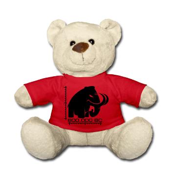angry mammoth böses Mammut - Teddy - Rot - Vorne