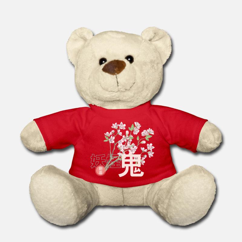 Cherry blossom japan - Teddy Bear - red