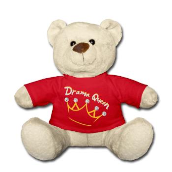 Reine du drame - Nounours - rouge - Devant