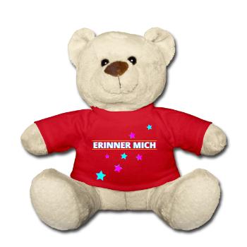 Erinner mich Party - Teddy - Rot - Vorne
